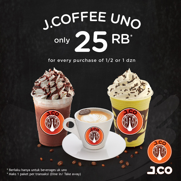 JCO ID Promo JCOFFEE UNO 25Rb Socmed